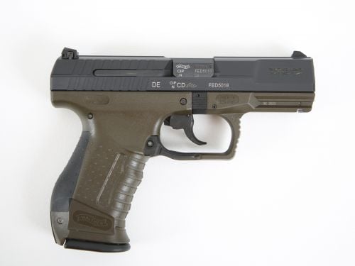 Walther Arms P99 AS Final Edition 9mm Black Slide/OD Green Frame 15+1