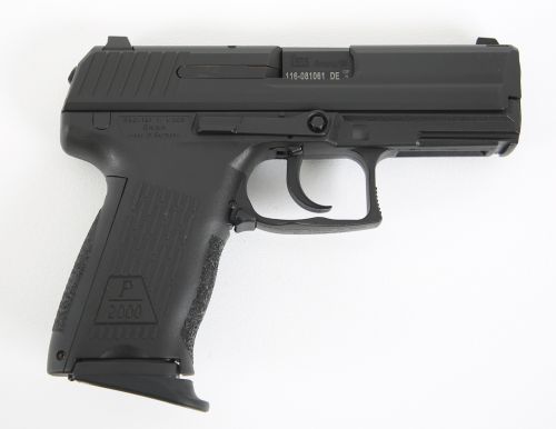 Heckler & Koch H&K P2000 V2 LEM 9mm Luger 3.66\ 13+1 (2) Black Black Steel Slide Black Interchangeable Backstrap Grip