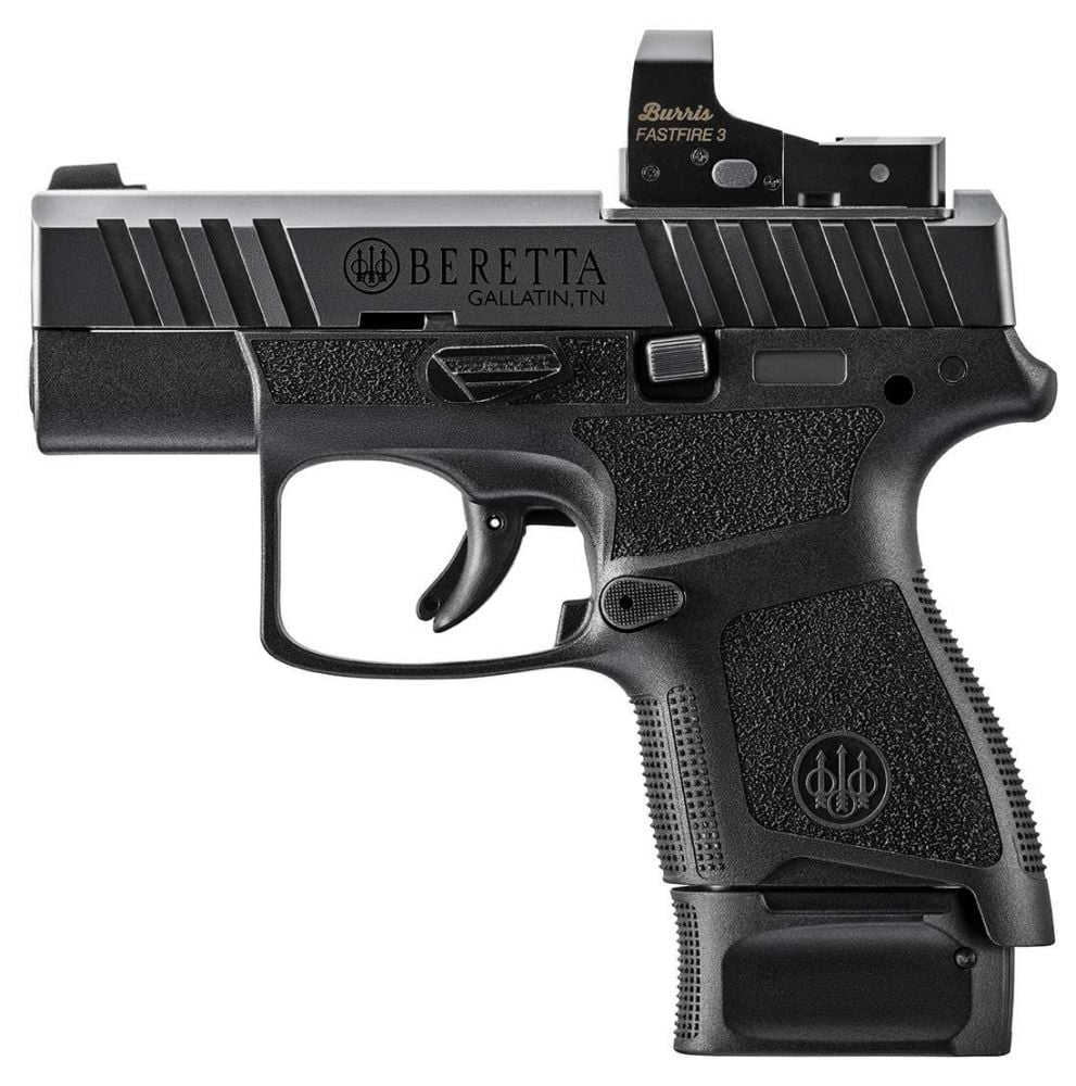 Beretta APX-A1 Carry Optic 9mm 3 Black, w/Burris Fastfire 3 Red Dot, 8+1