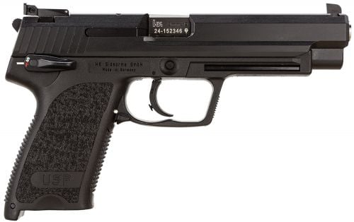 Heckler & Koch H&K USP Expert 9mm Luger 5.20 10+1 Black Black Steel Slide Black Interchangeable Backstrap Grip