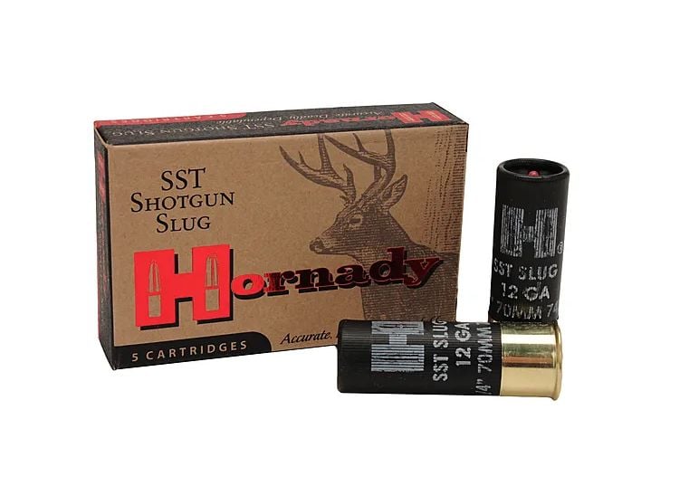 Hornady SST Sabot Slug 12 Gauge Ammo 2-3/4  5 Round Box