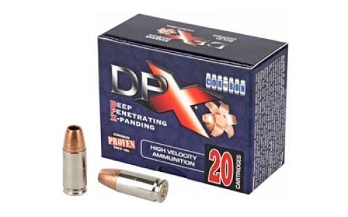 Cor-Bon DPX Hollow Point 9mm Ammo 20 Round Box