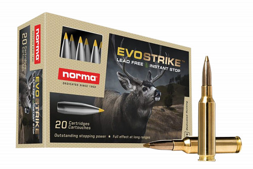 Norma Ammunition (RUAG) 20166482 Dedicated Hunting Evostrike 6.5 Creedmoor 93 gr/Polymer Tip Boat Tail, Lead Free 20 Per Box/ 10