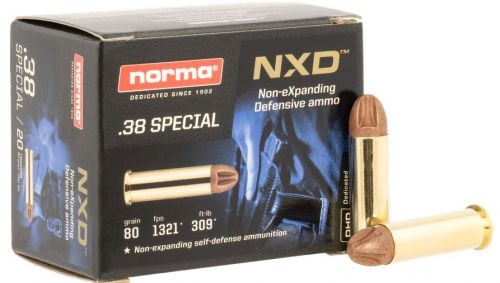 Norma NXD Pistol Ammo 38