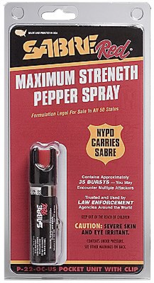 Sabre Self Defense Spray Pepper Spray Pocket .79 oz 8-10 Feet