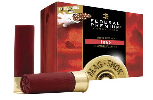 Federal Mag Shok Turkey 12 Ga. 3 1/2 2 oz, #6 Lead Round