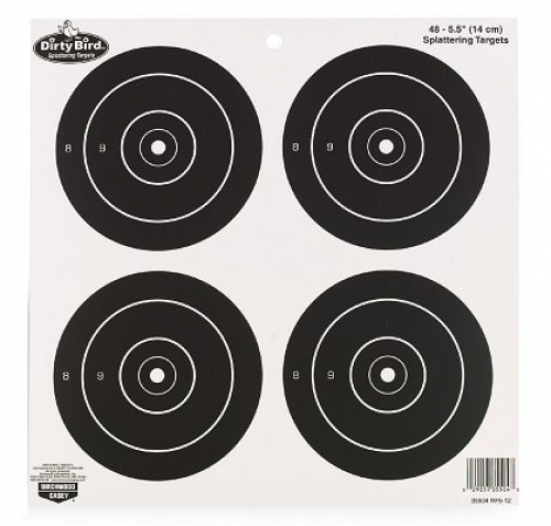 BC DIRTY BIRD 5.5 ROUND TARGET 12PK