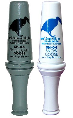 Haydels Acrylic Speckle Belly & Snow Goose Call Set