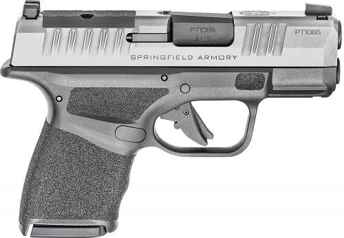 Springfield Armory Hellcat Gear Up Package 9mm, 3 Barrel, Serrated Stainless Steel Slide, 5 Magazines & Case, 13 rounds