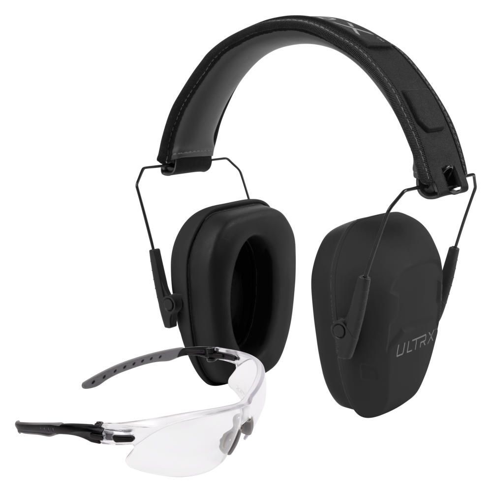 Allen ULTRX Shield Ear & Eye Protection Combo - Midnight Gray