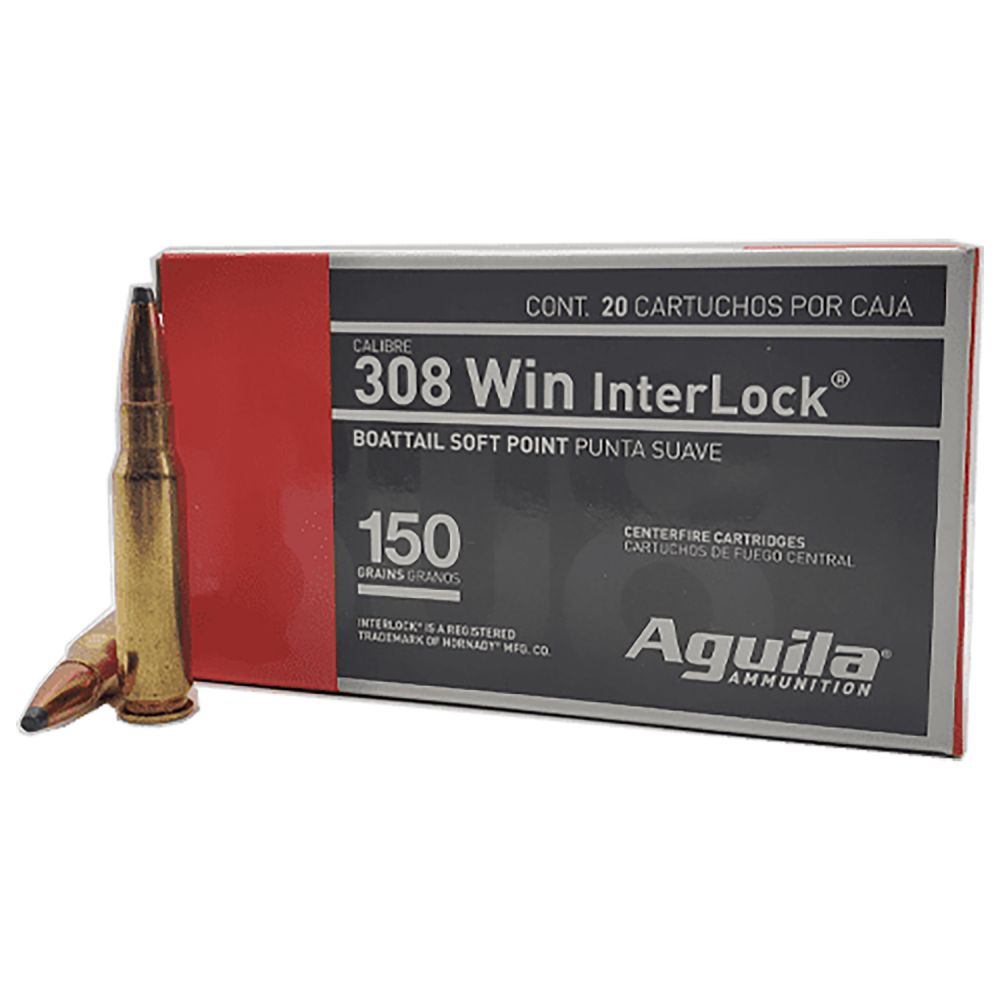 Aguila 308 Win 150 gr 20 Per Box/ 10 Cs