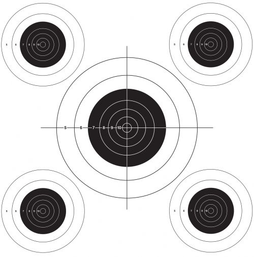 Lyman 4320075 Bullseye Target Roll 1