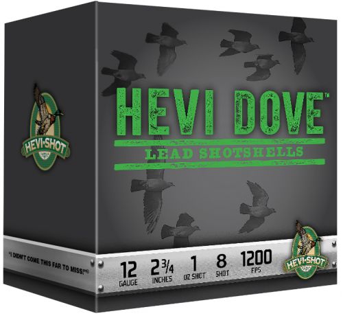 Hevishot Hevi-Dove 20 Gauge 2.75 7/8 oz 8 Round 25Bx/10Cs