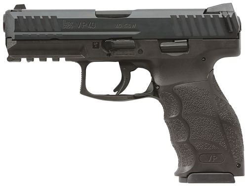 Heckler & Koch H&K VP40 40 S&W 4.09 13+1 (2) Black Black Steel Slide Black Interchangeable Backstrap Grip