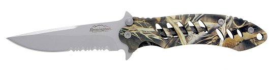 Remington Stainless Clip Point Blade Folding Knife w/Advanta
