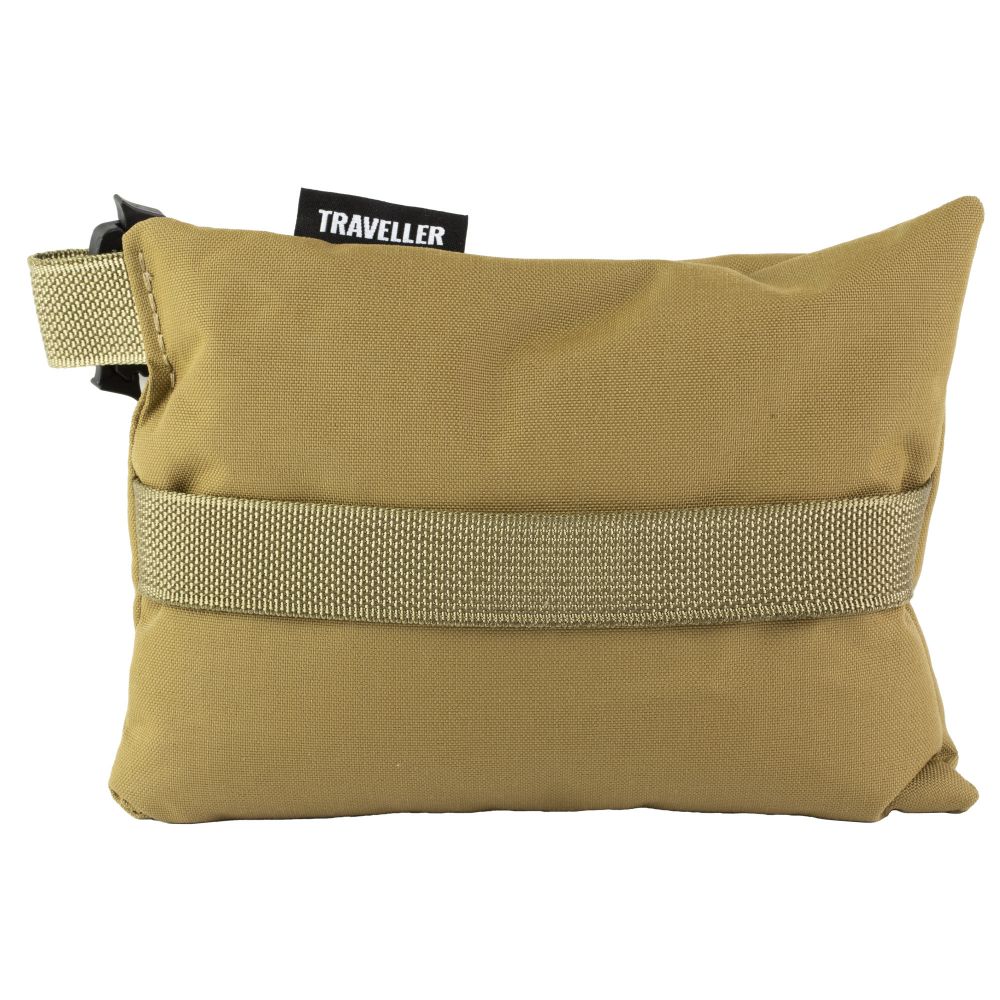 MDT, Traveler, Shooting Bag, Grit-Lite Fill, 8x6x1, 500D Cordura Construction, Coyote