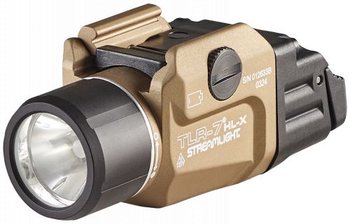 Streamlight TLR-7 HL-X-USB Handgun Weapon Light 1000 Lumens, FDE