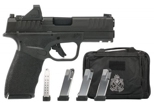 Springfield Armory Hellcat Pro 9mm Semi Auto Pistol - Gear Up Pkg, (2) Mags, Soft Case, Viridian Red Dot