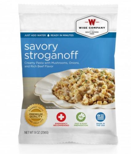 Wise Foods Outdoor Food Packs 6 Ct/4 Servings Savory Stroganoff