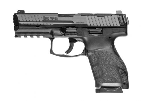 Heckler and Koch VP9A1 K OR 9mm Semi Auto Pistol High Vis Tritium Front Sight with Blacked Out Serrated Rear Sight