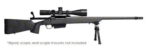 Horizon Firearms Vandal Carbon II 22 Creedmoor 18 Black Diamond Fluted Barrel, Black Drilled & Tapped Fixed Rec