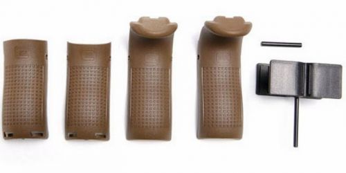Glock G26/G27/G33 Gen 4 Backstrap/Beavertail Set Dark Earth