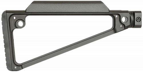 Midwest Industries Triangle Fixed Stock Black 6061 Aluminum