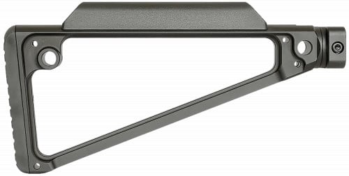 Midwest Industries Triangle Fixed Stock Black 6061 Aluminum
