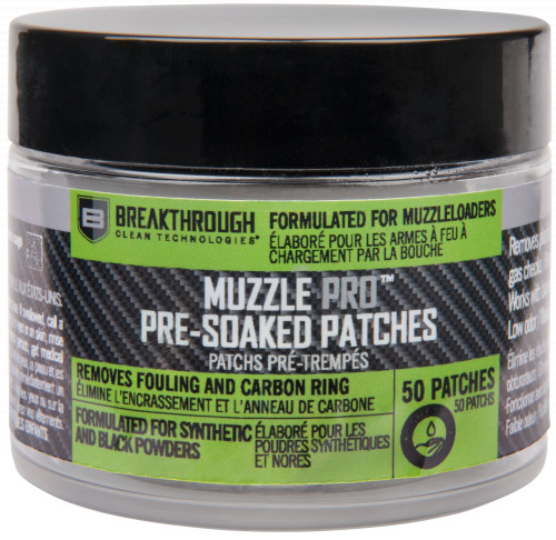 Breakthrough Muzzle Loader Round Presoaked Patches