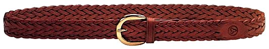 Galco 30 Black Braided Leather Belt