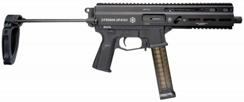 Global Ordnance LLC Grand Power Stribog SP45A3 45 ACP 8 Black PDW Tailhook Brace