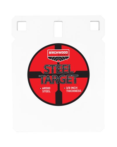 Birchwood Casey Centerfire Target 3/8 AR500 Steel 8 Square Gong
