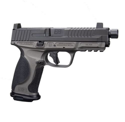 Ed Brown Fueled M&P Tactical 9mm 19+1 4.75 Black Nitride Match Grade Threaded Barrel, Black Nitride Optic Cut/Ser