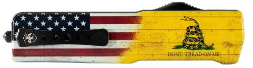 Templar Knife SZDTOM321 Premium Weighted Dont Tread On Me Small 3 OTF 