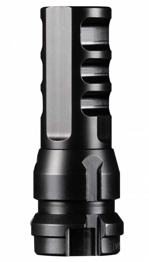 KEYMO MUZZLE BRAKE 338 Caliber M18x1.5 Threads Black