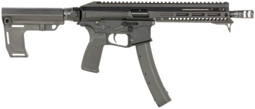 Patriot Ordnance Factory Phoenix 9mm Luger 35+1 8 Black Nitride Threaded Barrel, M-LOK Handguard, Black Anodized Receiver