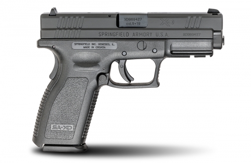 Springfield Armory XD 9mm 4 Black, 15 round - Package