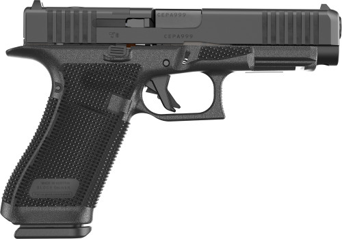 Glock G17 Gen6 Full Size 9mm Luger 10+1 4.49 Black GMB Barrel, Black nDLC Steel Optic Ready