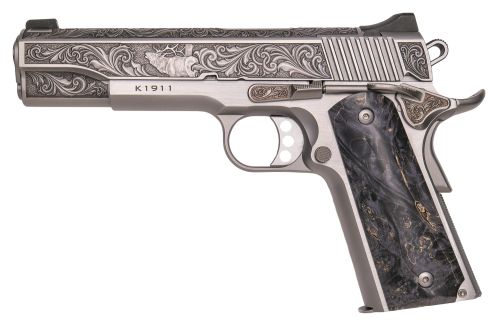 CNC Kimber 1911 Wildlife Limited Edition .45 ACP 5 Barrel, Burled Maple Wood