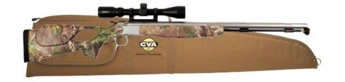 CVA Break Open 50 Black Powder 26.0 None, 3-9x40mm Scope Syn Realtr