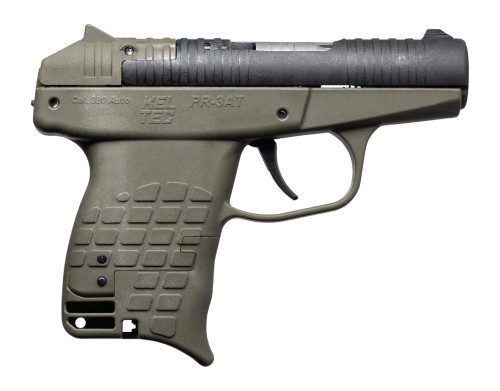 Kel-Tec PR-3AT 2.85 .380 ACP 13+1rd Handgun, OD Green