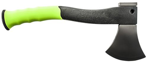 Schrade Survival Hatchet Axe 3.8 3Cr13 SS Black/Green Poly Handle