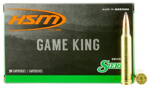 HSM Game King 300 Win Mag 180 gr Sierra GameKing Spitzer Boat-Tail 20 Bx/ 20 Cs