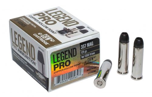 Legend AMMO .357 MAG 125GR Solid Copper Hollow Point 20 rounds