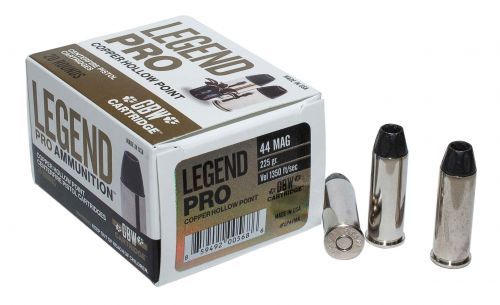 Legend AMMO .44 MAG 225GR Copper Hollow Point 20 rounds - LP44MA