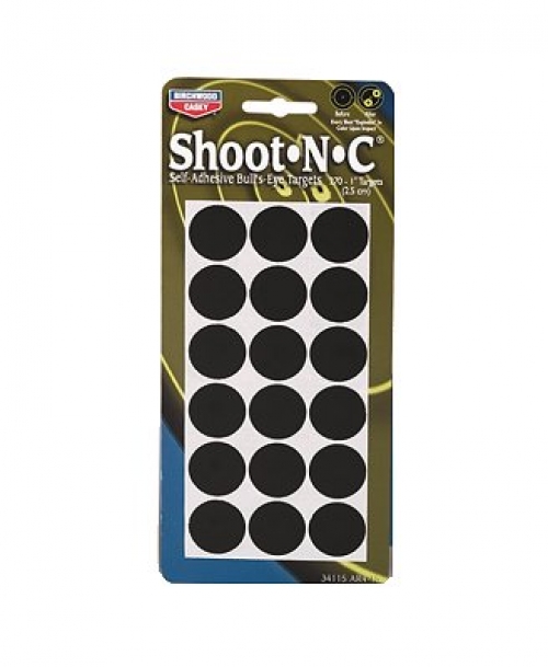 Birchwood Casey Shoot-N-C 1 Bulls Eye 15 Sheets
