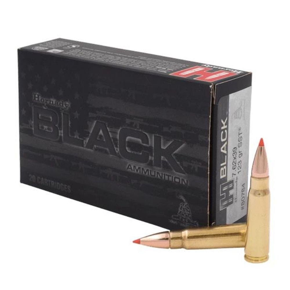 HORNADY BLACK 7.62X39 123GR SST 20RD BOX