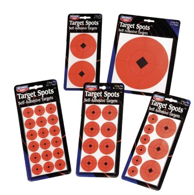 Birchwood Casey Target Spots 1 Red Bullseye Adhesive 36 Per Page/10Pack