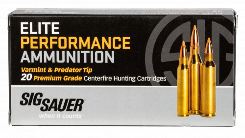 Sig Sauer E225V120 Elite Hunting Varmint & Predator 22-250 Rem 40 gr Extreme Expansion Tip 20 Per Box/ 10 Case