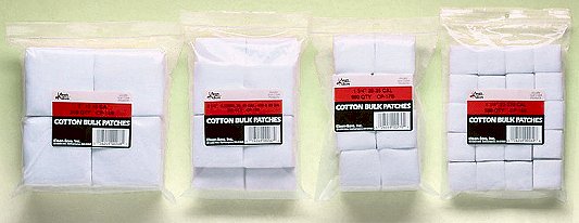 CVA CLEANING PATCH 2 500/PKG CVA CLEANING PATCH 2 500/PKG